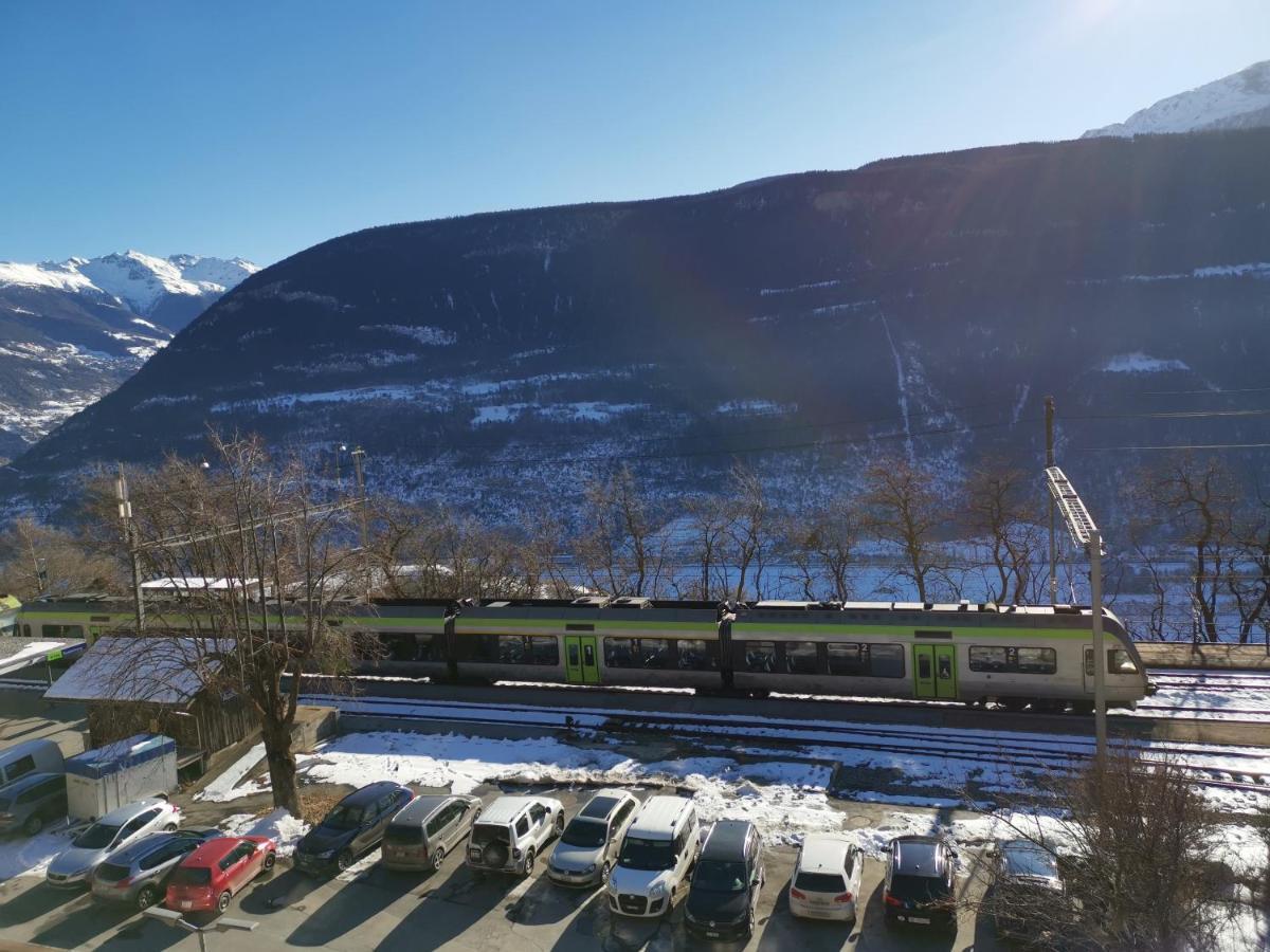 Visperblick 24-7 Parkplatz Und Fruehstueck Inkl Villa Ausserberg Exterior foto
