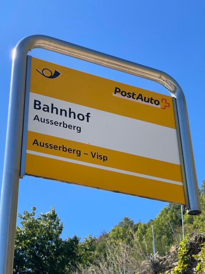 Visperblick 24-7 Parkplatz Und Fruehstueck Inkl Villa Ausserberg Exterior foto